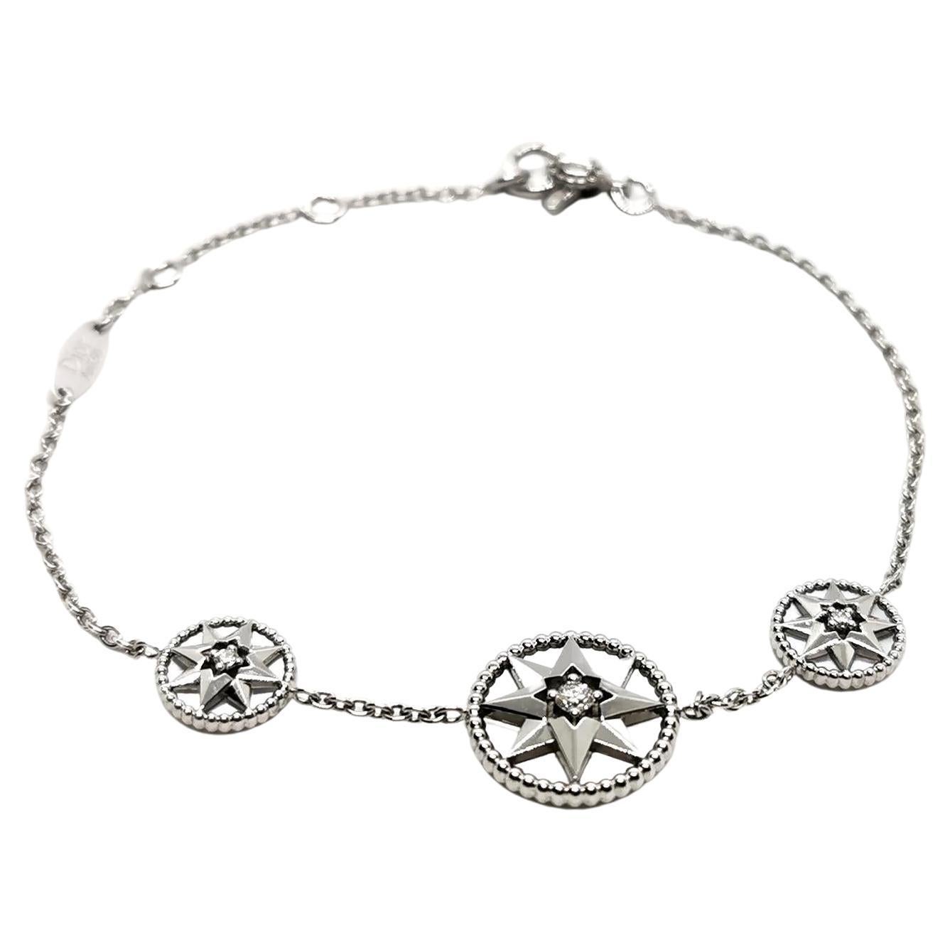 Dior Bracelet White Gold Diamond at 1stDibs