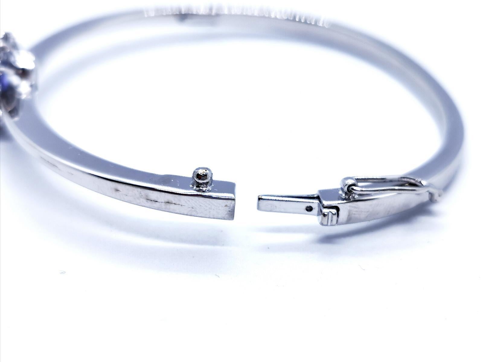Bracelet White Gold Tanzanite 6