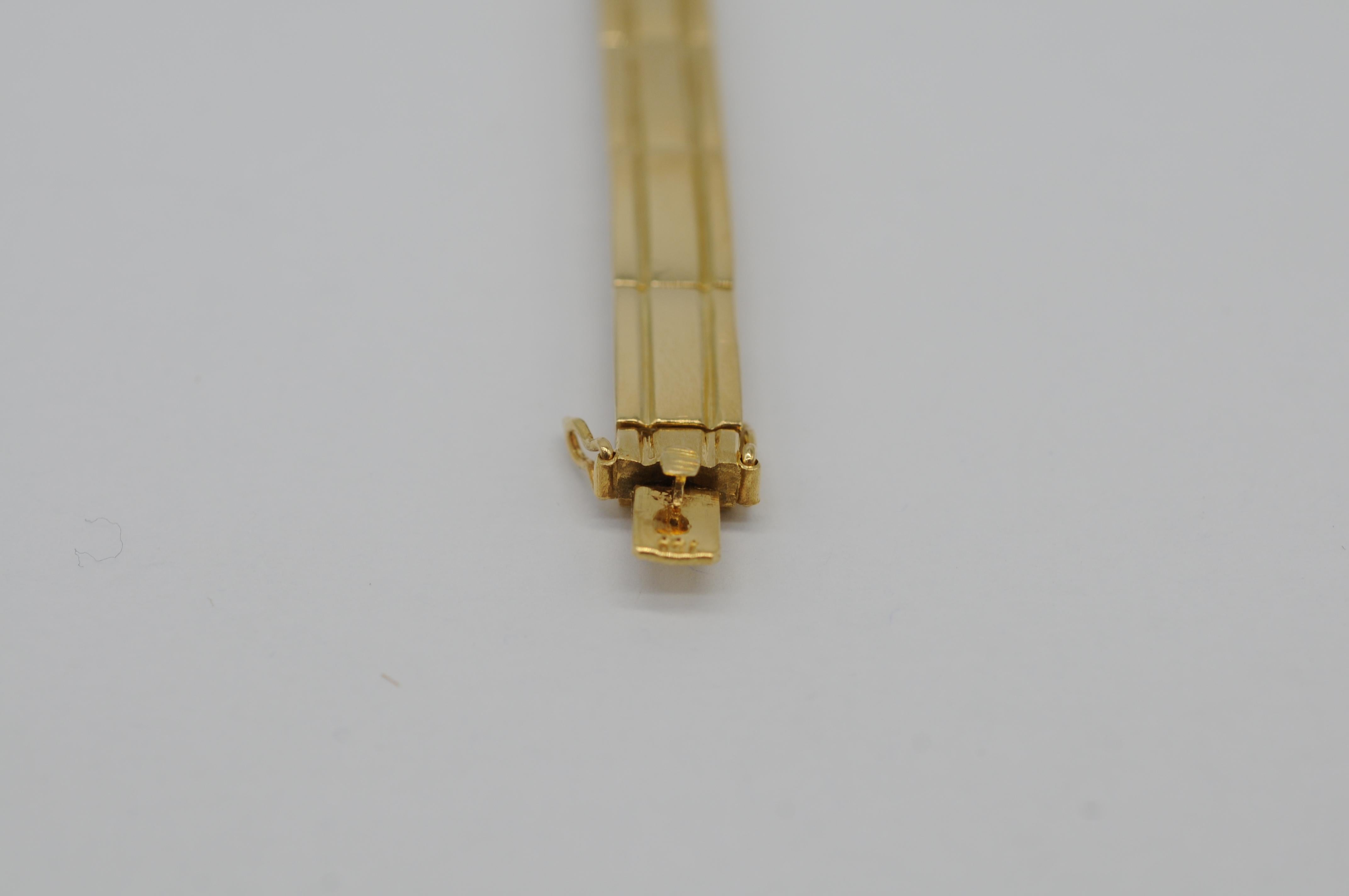 Bracelet en or 18 carats avec améthystes et diamants en vente 7