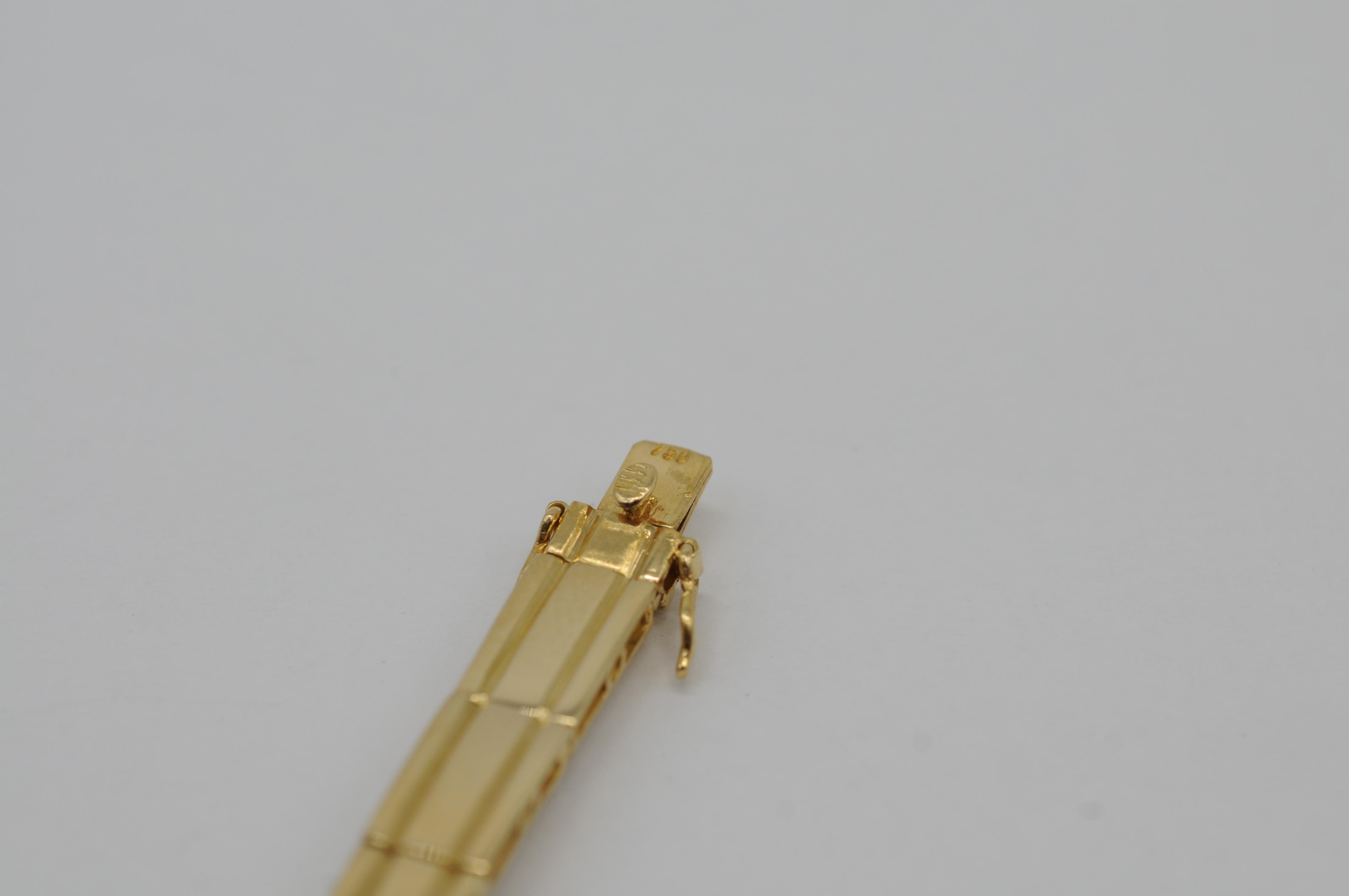 Armband aus 18 Karat Gold mit Amethysten und Diamanten im Angebot 8