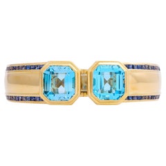 Bracelet with Blue Topaz