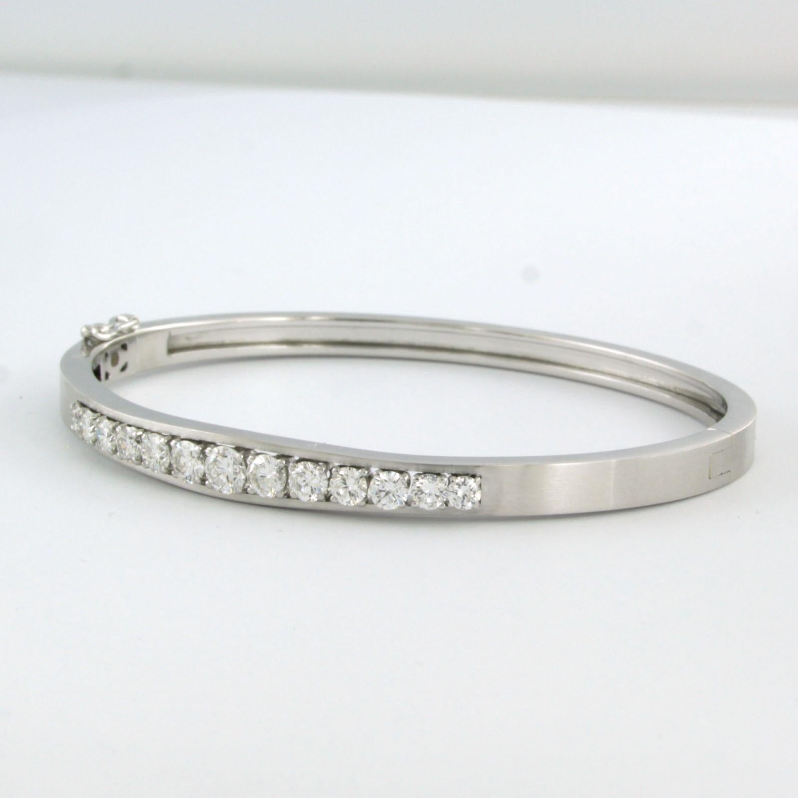 Bracelet avec diamants de taille brillant Up & Up Up 1.50ct Or blanc 18k Pour femmes en vente