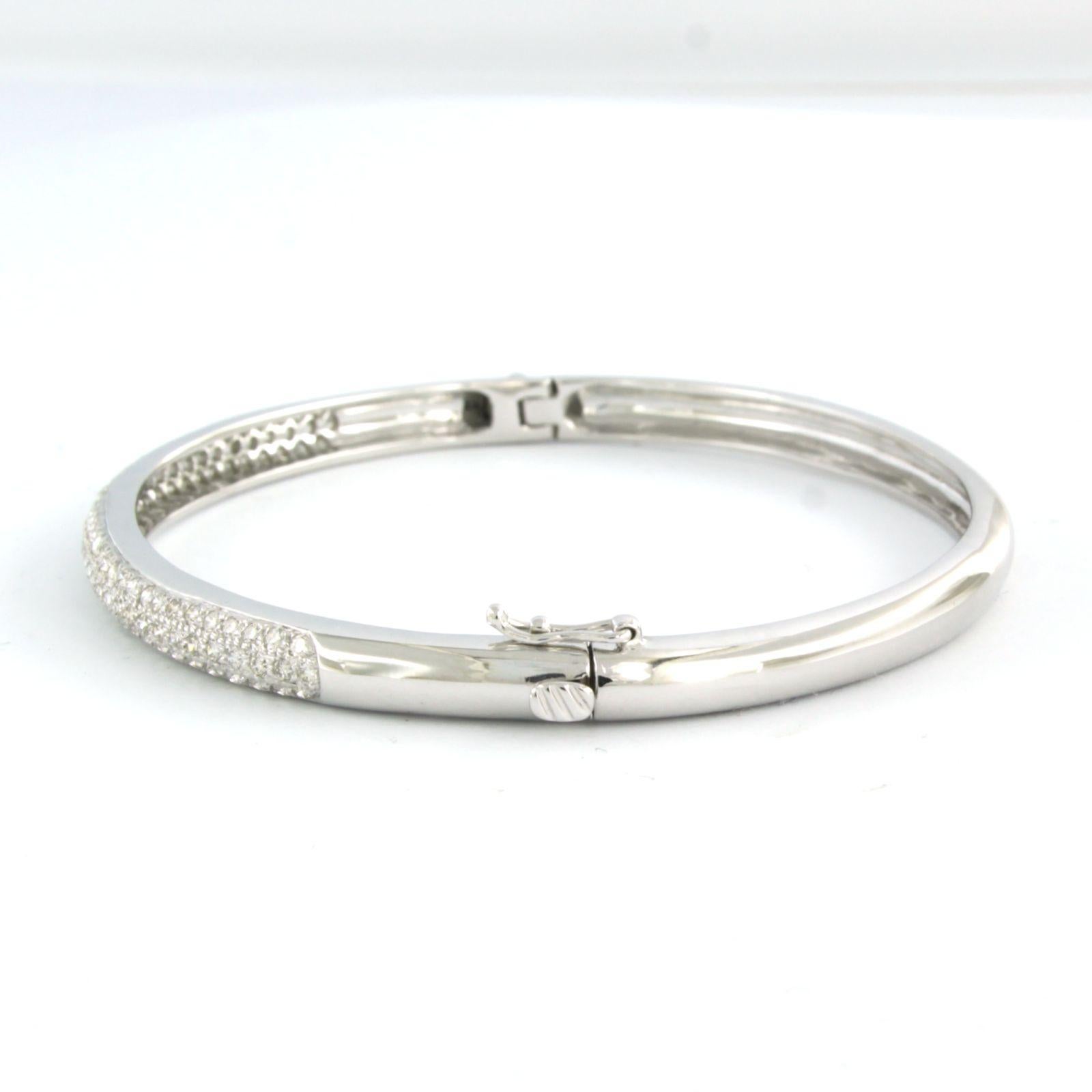 Bracelet with Diamond 18k white gold For Sale 1