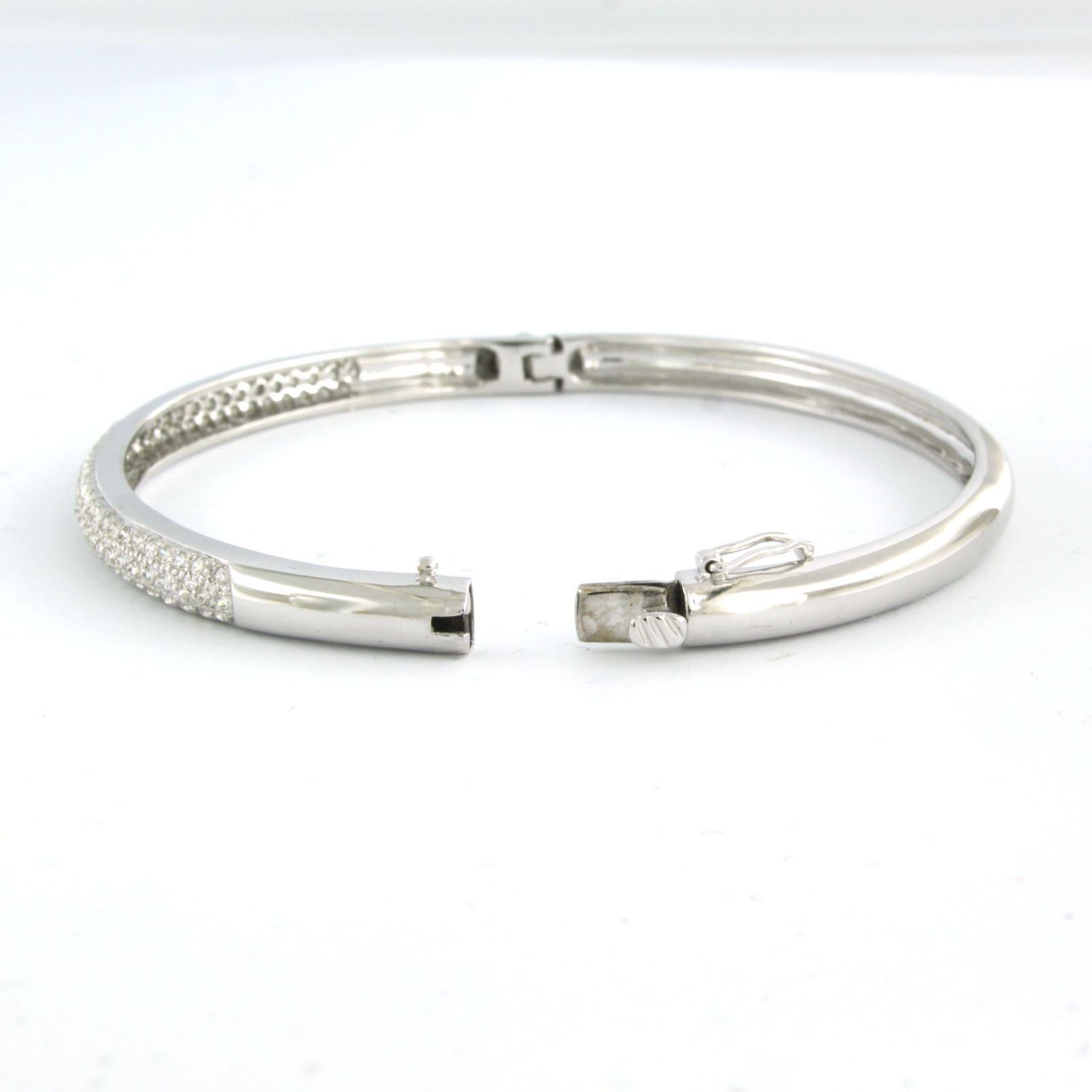 Bracelet with Diamond 18k white gold For Sale 2