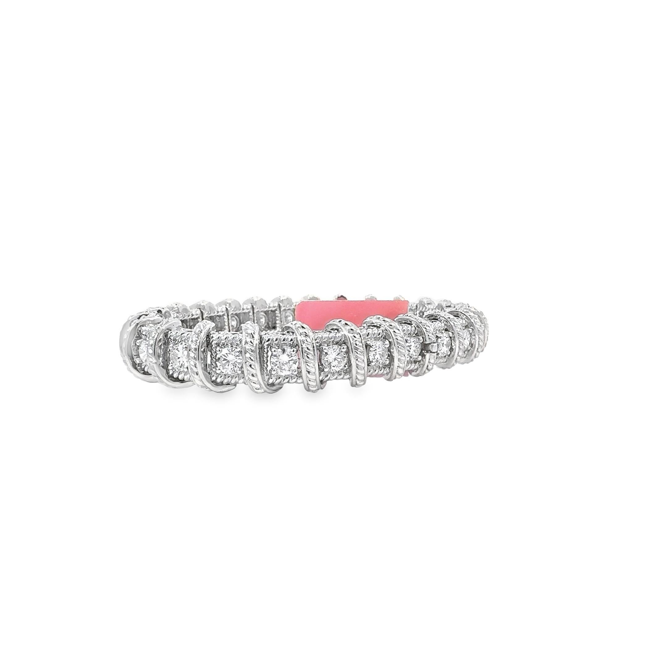 Articolo #615

GGA - Valutazioni gemmologiche Gemassure 
Bracciale da donna in 18 carati con 5,0 carati di diamanti 
Bracciale in oro bianco 18 carati (18K) con diamante rotondo taglio brillante. I diamanti rotondi a taglio brillante sono montati al