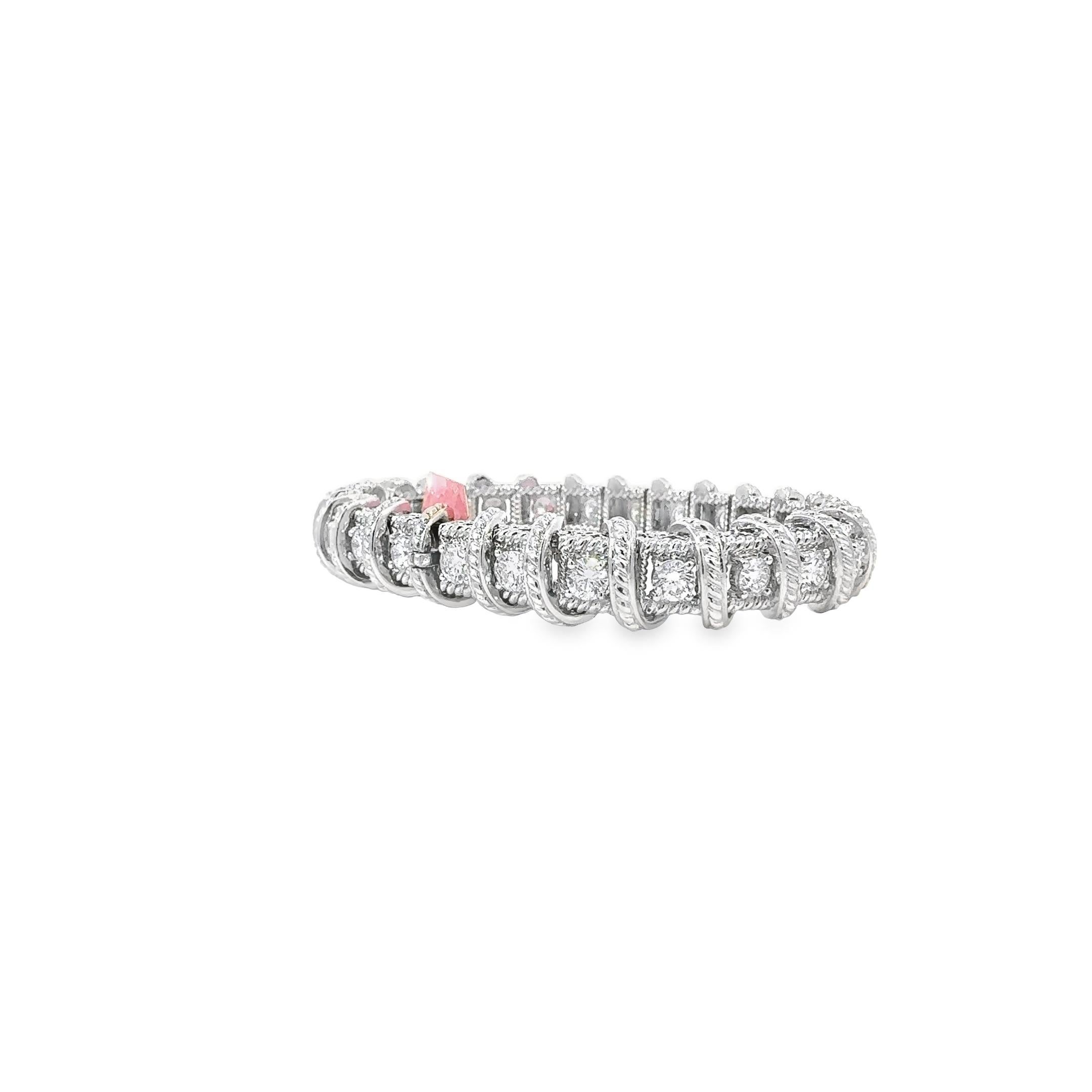 Moderno 618-Bracciale con diamanti in vendita