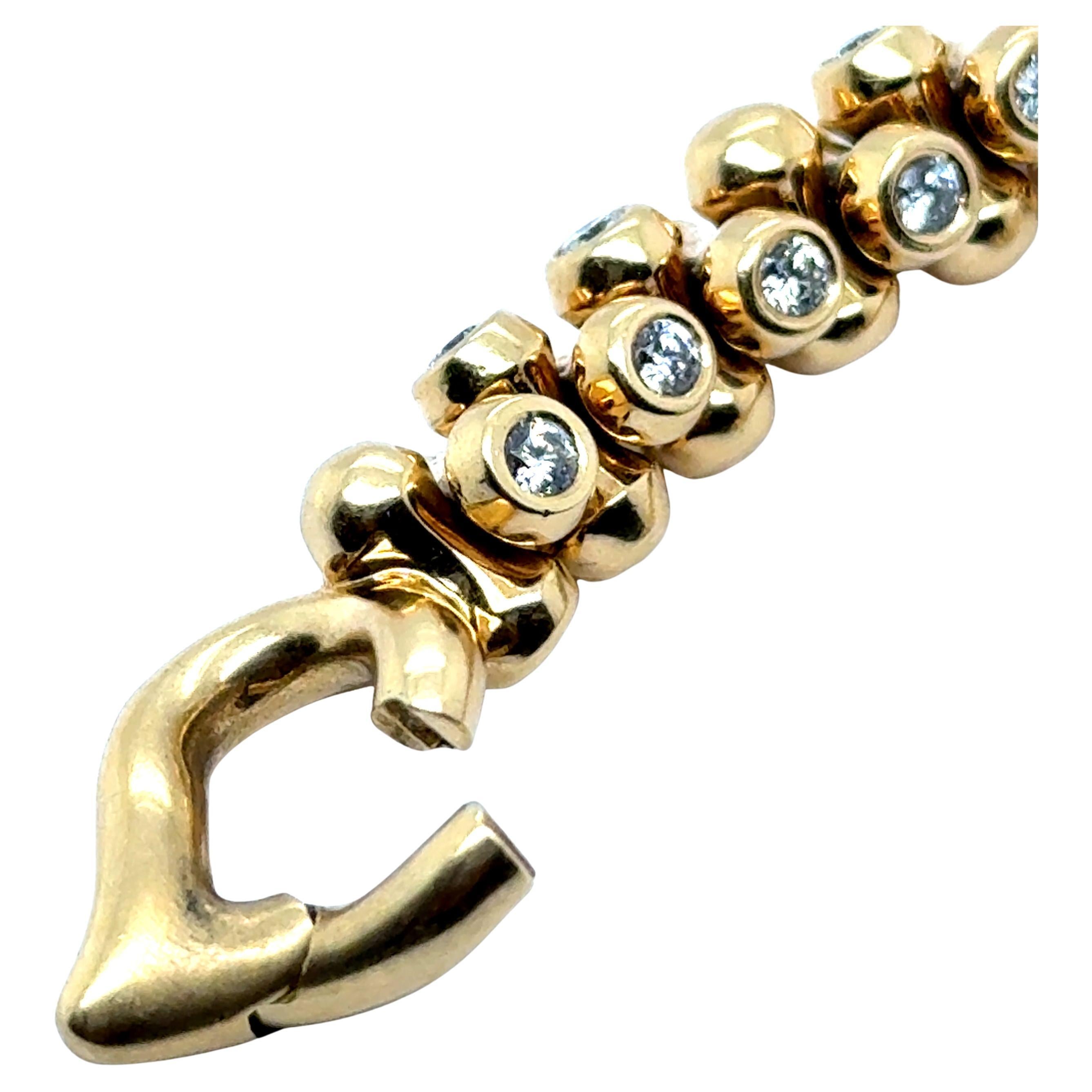 Armband aus 18 Karat Gelbgold mit Diamanten von Tamara Comolli 6