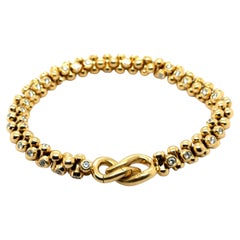 Bracelet avec diamants en or jaune 18 carats par Tamara Comolli
