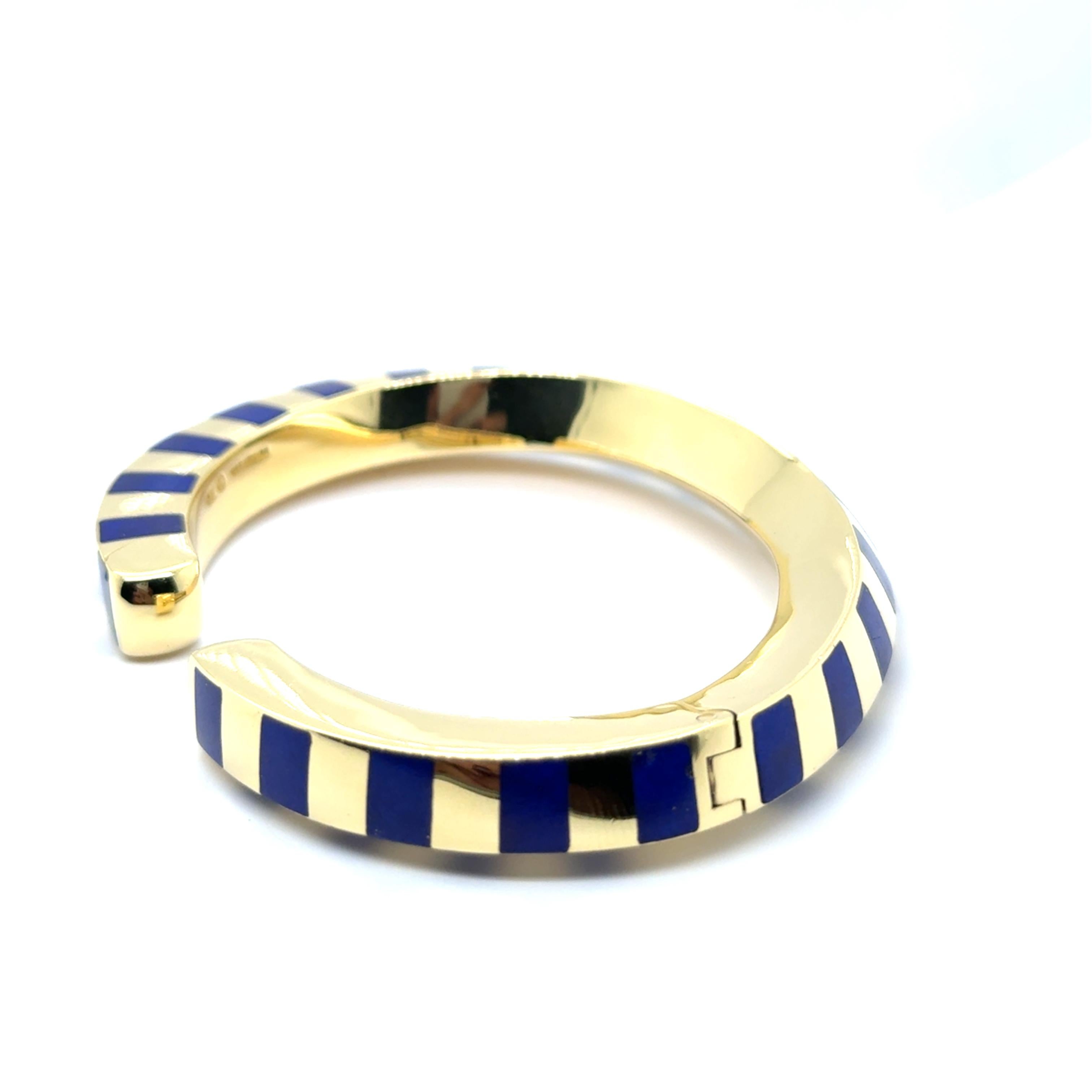 Bracelet with Lapis Lazuli in 18K Gold by Angela Cummings for Tiffany & Co For Sale 6