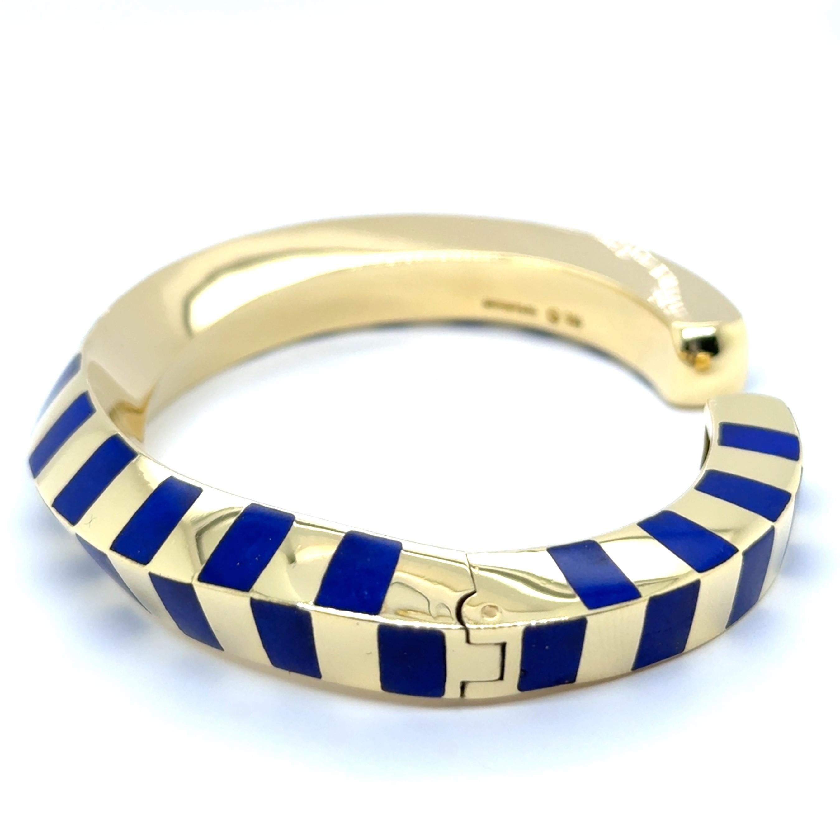 Bracelet with Lapis Lazuli in 18K Gold by Angela Cummings for Tiffany & Co For Sale 2