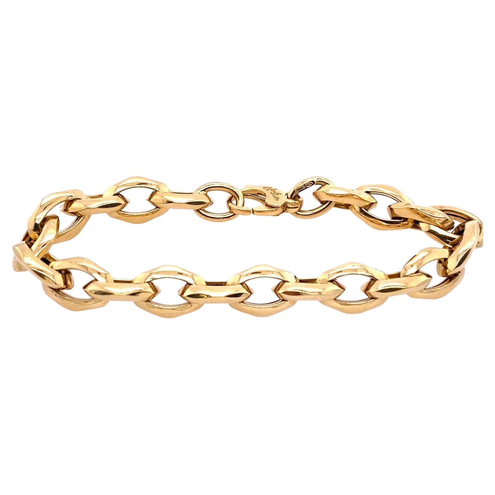 Bracelet with Lobster Clasp in 18ct Yellow Gold