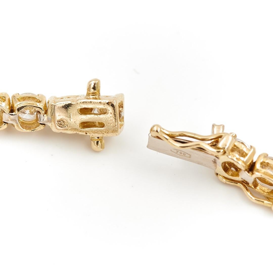 Bracelet Yellow Gold Diamond For Sale 2