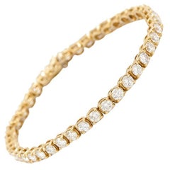Bracelet Yellow Gold Diamond