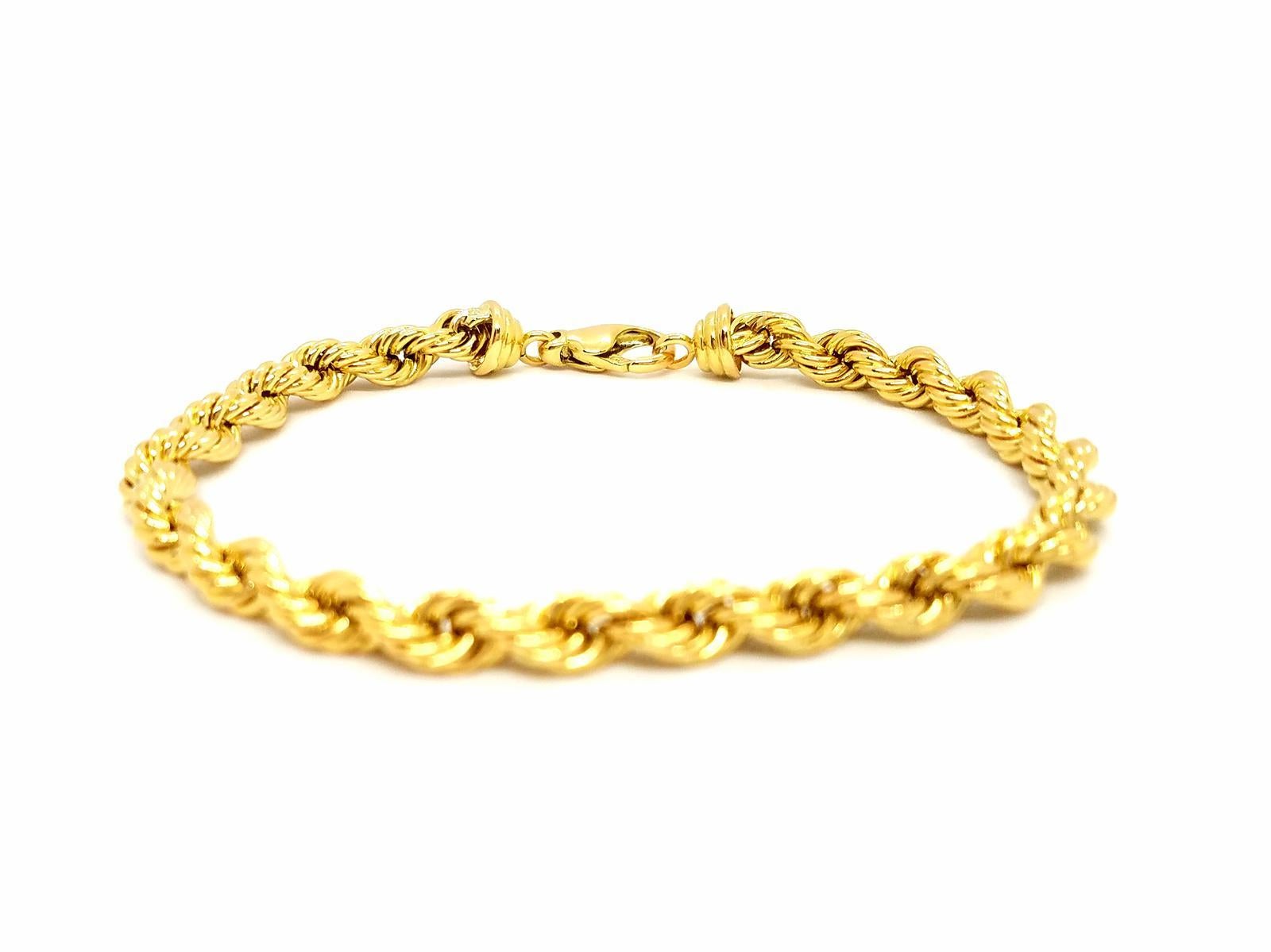 Bracelet en or jaune Excellent état - En vente à PARIS, FR