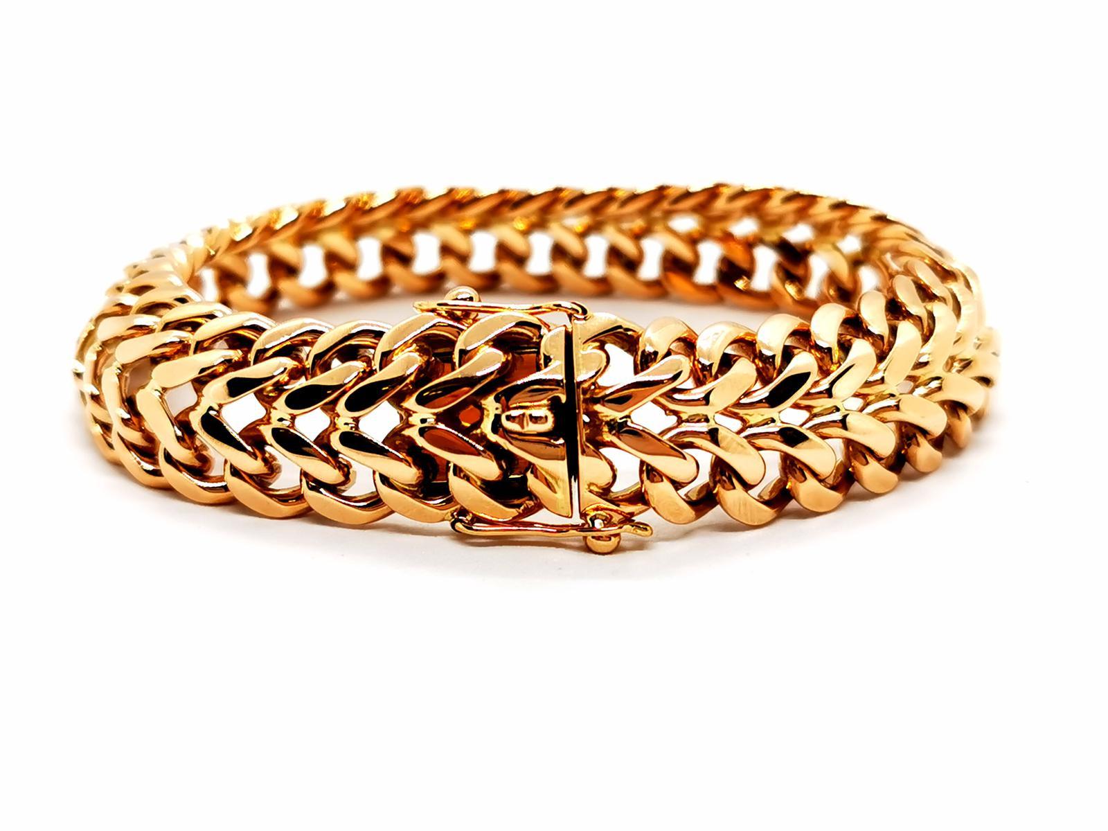 Bracelet en or jaune Excellent état - En vente à PARIS, FR
