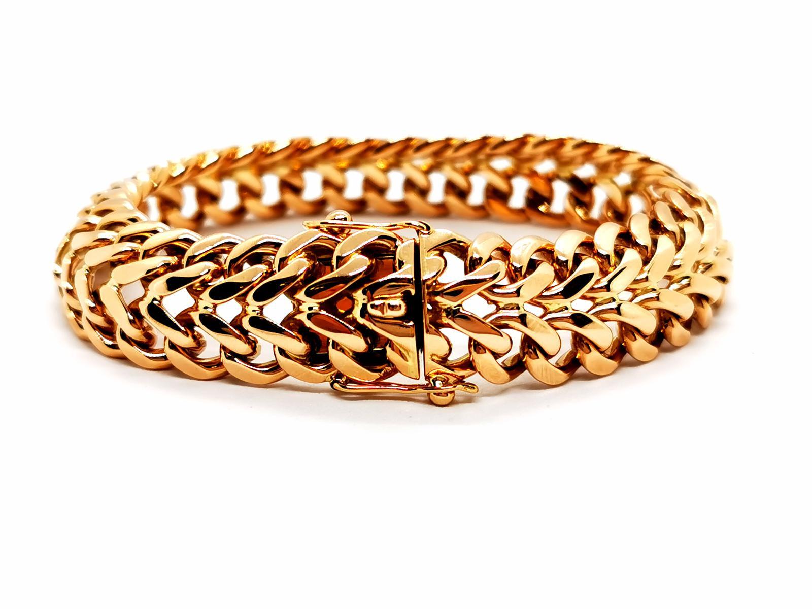 Bracelet Yellow Gold In Excellent Condition For Sale In PARIS, FR