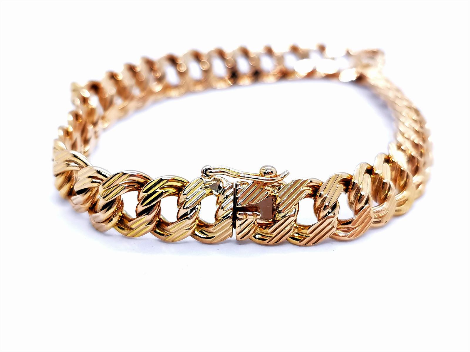 Bracelet Yellow Gold In Excellent Condition For Sale In PARIS, FR