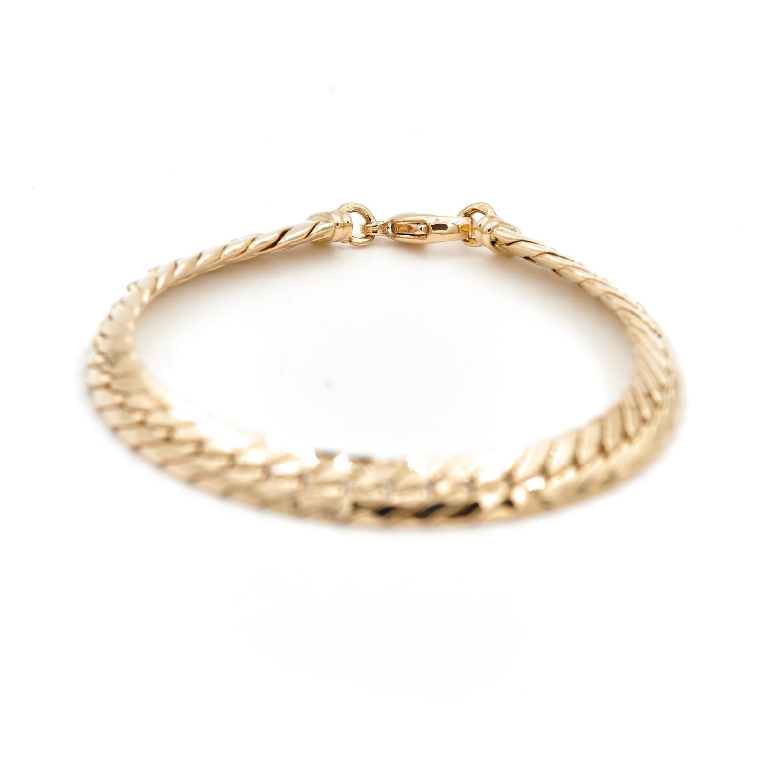Gelbgold-Armband im Zustand „Hervorragend“ im Angebot in PARIS, FR