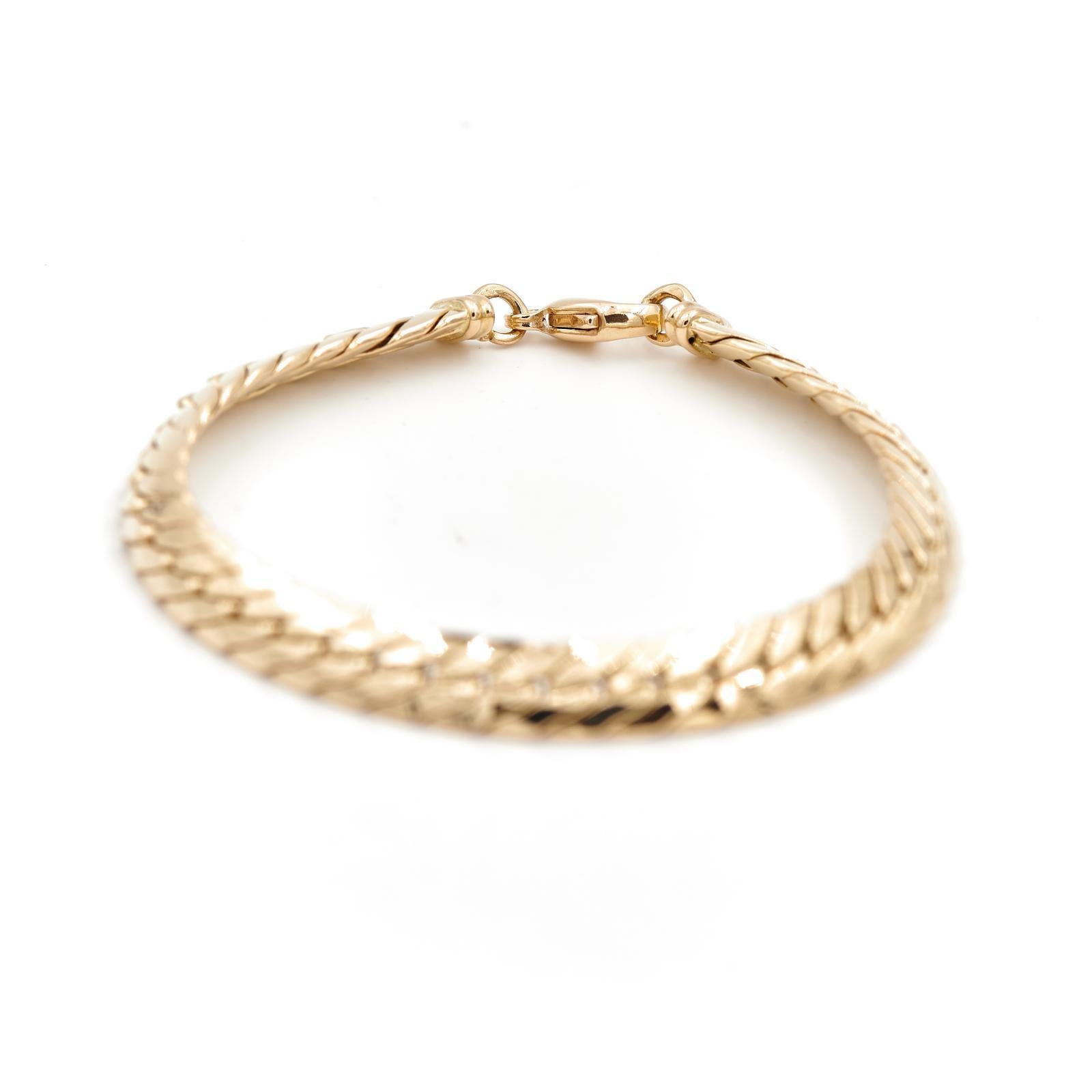 Bracelet Yellow Gold In Excellent Condition For Sale In PARIS, FR