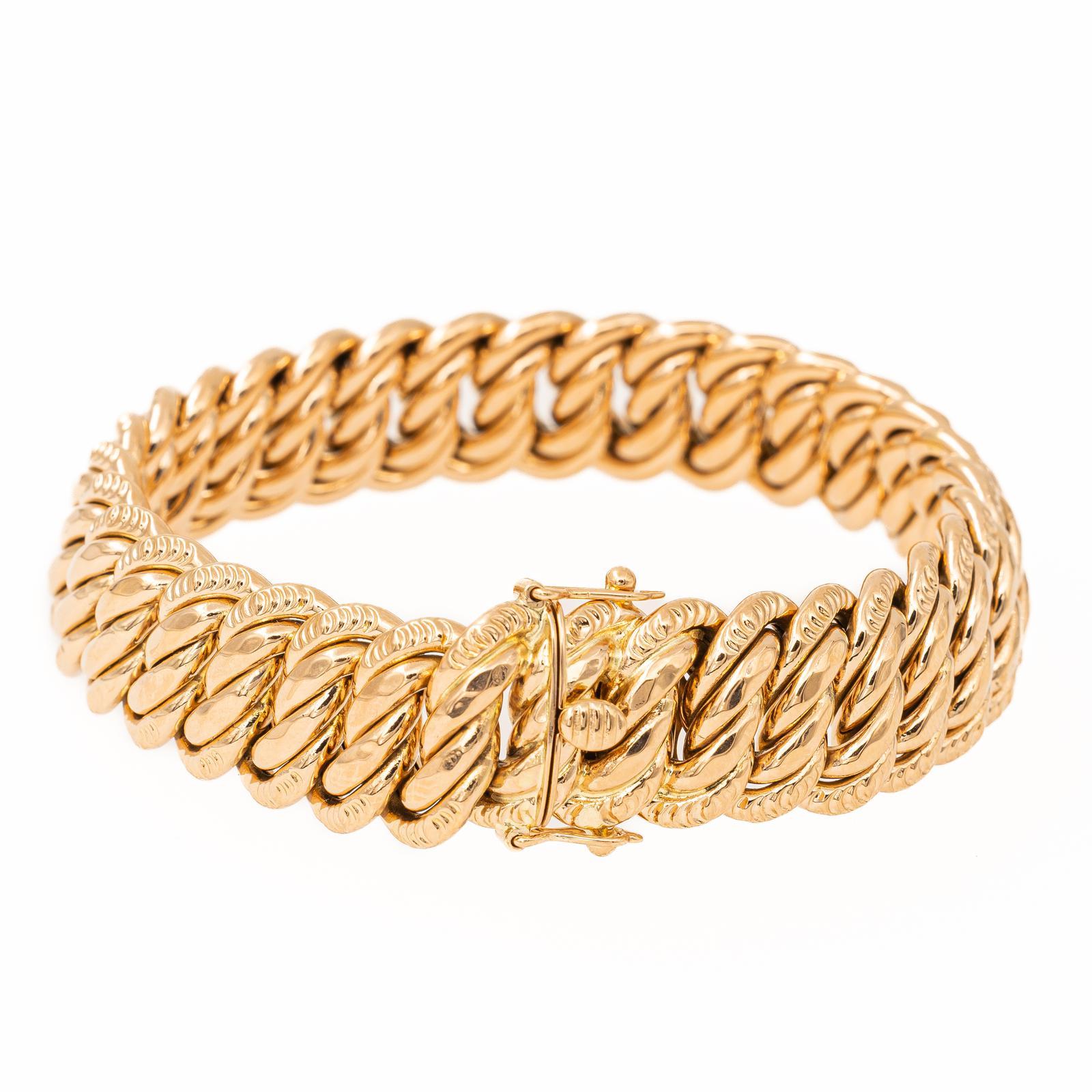 Gelbgold-Armband im Zustand „Hervorragend“ im Angebot in PARIS, FR