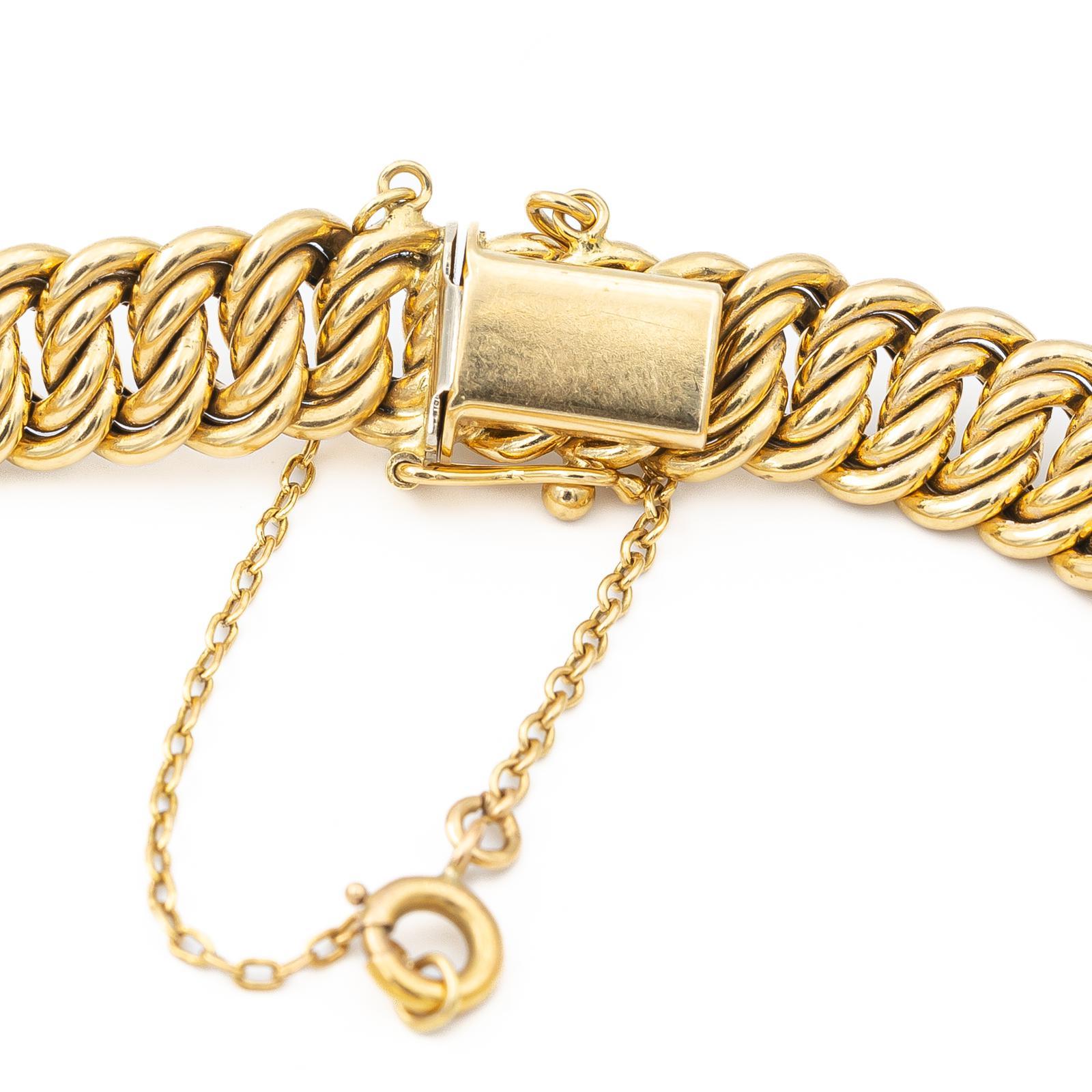 Gelbgold-Armband im Zustand „Hervorragend“ in PARIS, FR