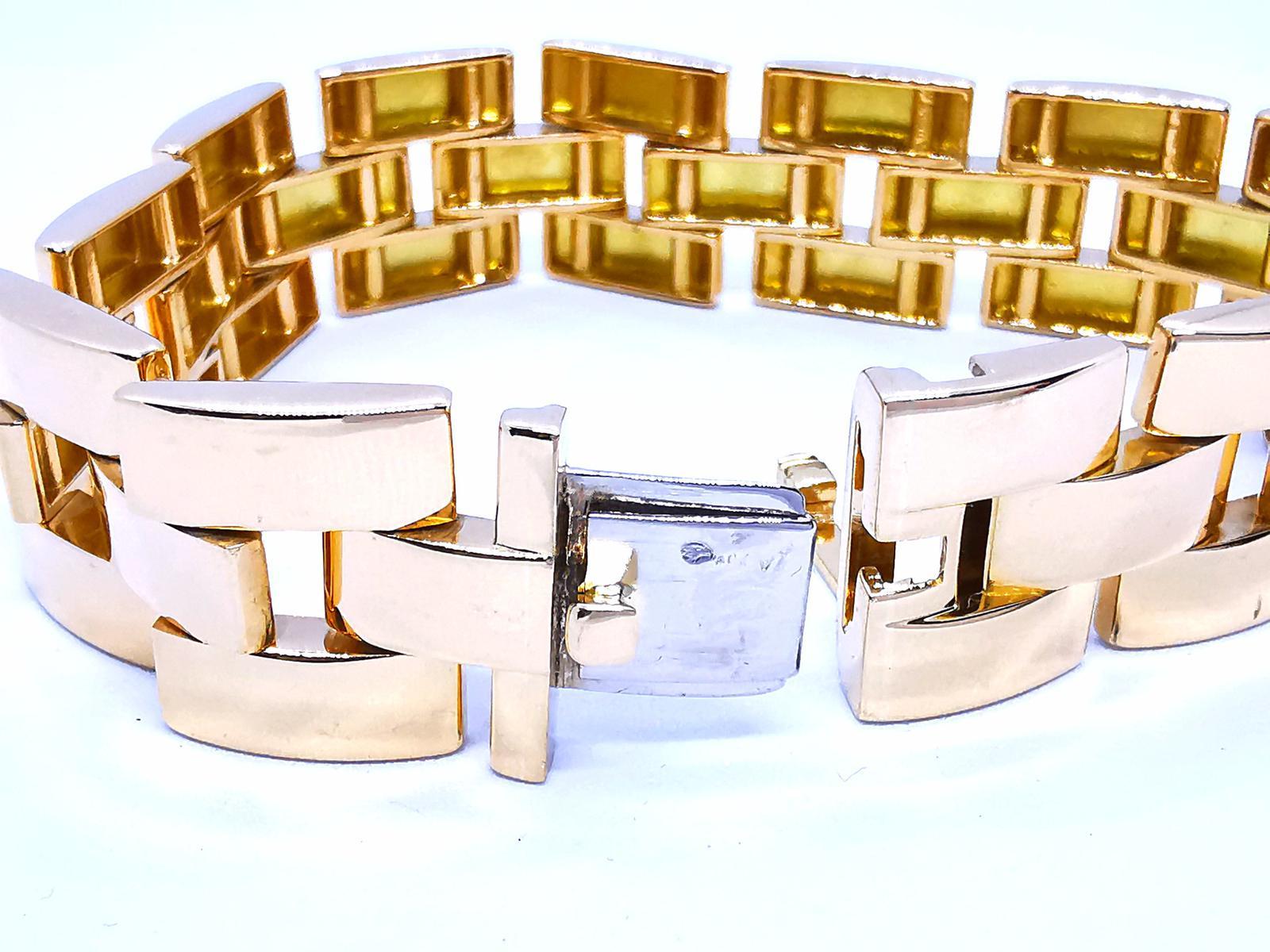 Bracelet Yellow Gold In Excellent Condition For Sale In PARIS, FR