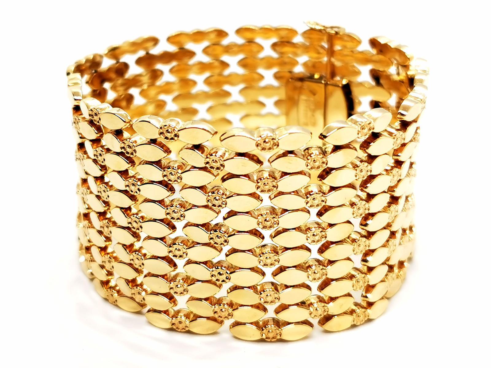 Gelbgold-Armband Damen im Angebot