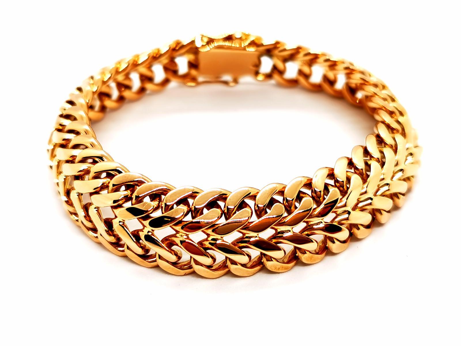 Bracelet en or jaune en vente 1