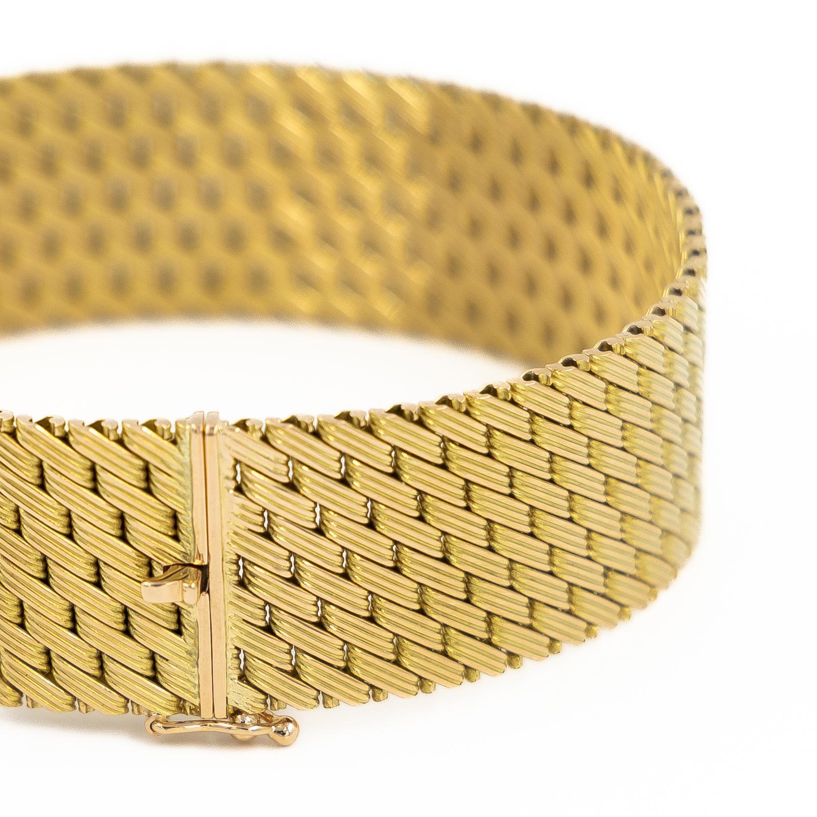 Bracelet Yellow Gold In Excellent Condition For Sale In PARIS, FR