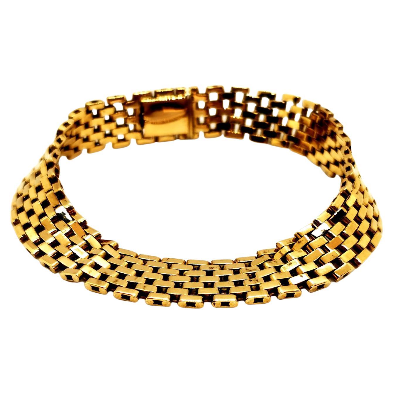 Bracelet en or jaune en vente