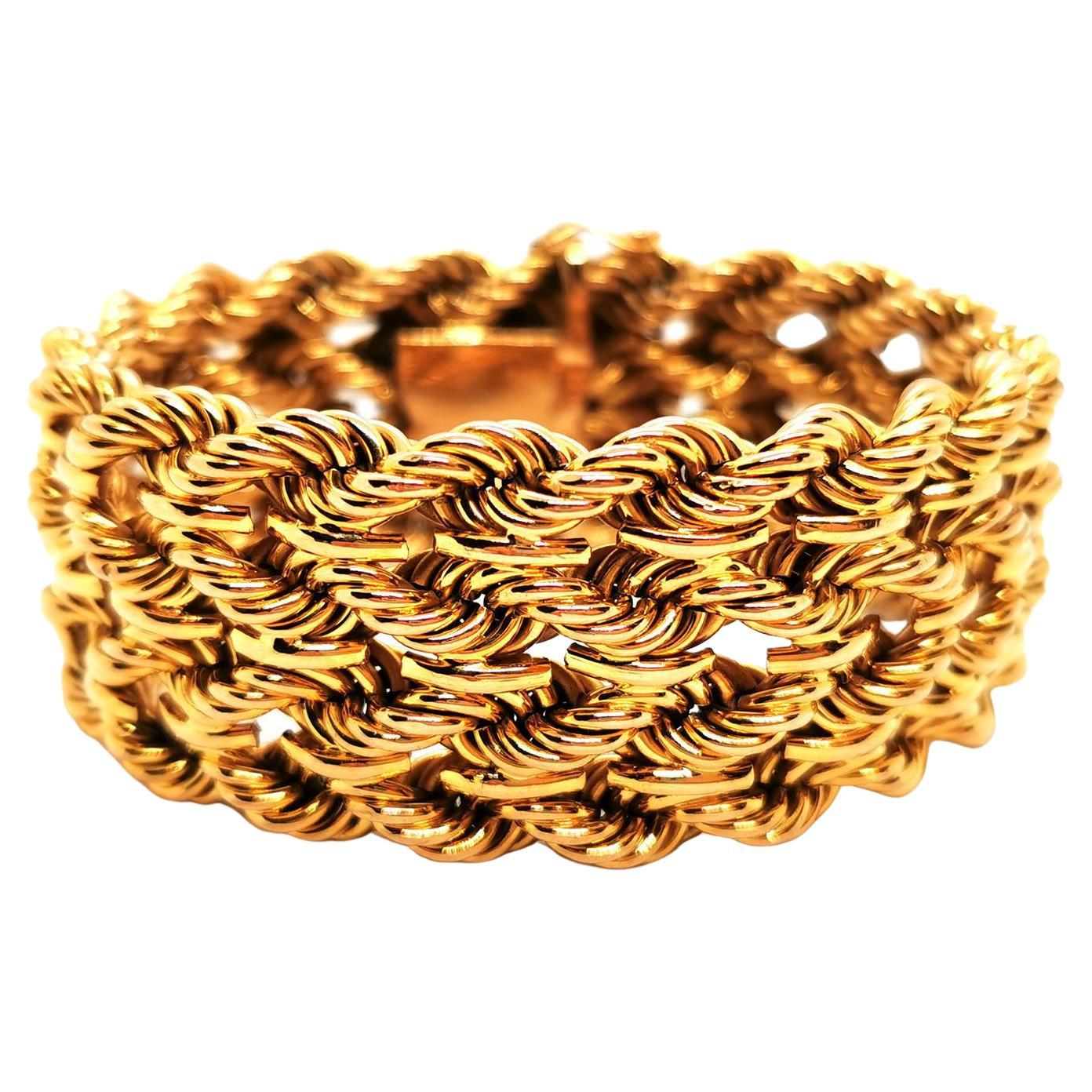 Gelbgold-Armband im Angebot