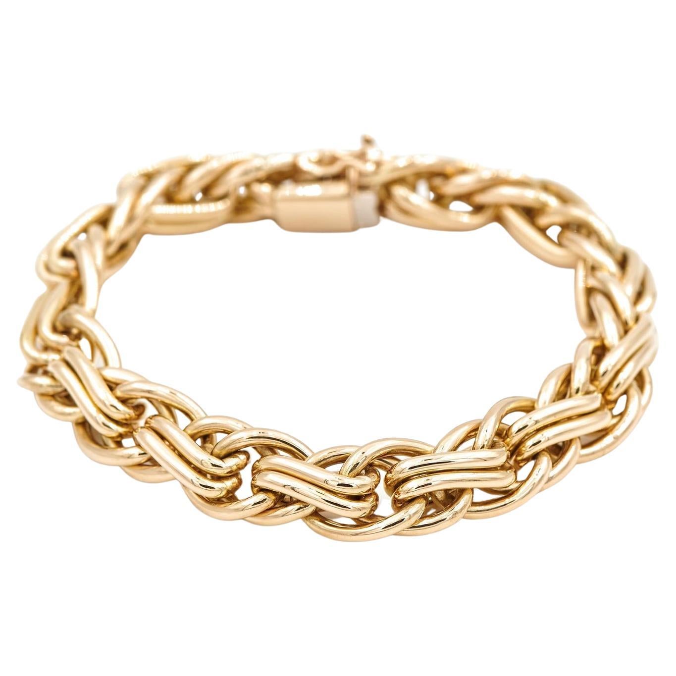 Bracelet Yellow Gold For Sale at 1stDibs