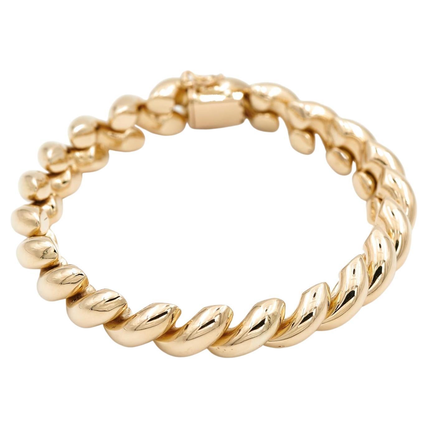 Bracelet Yellow Gold For Sale