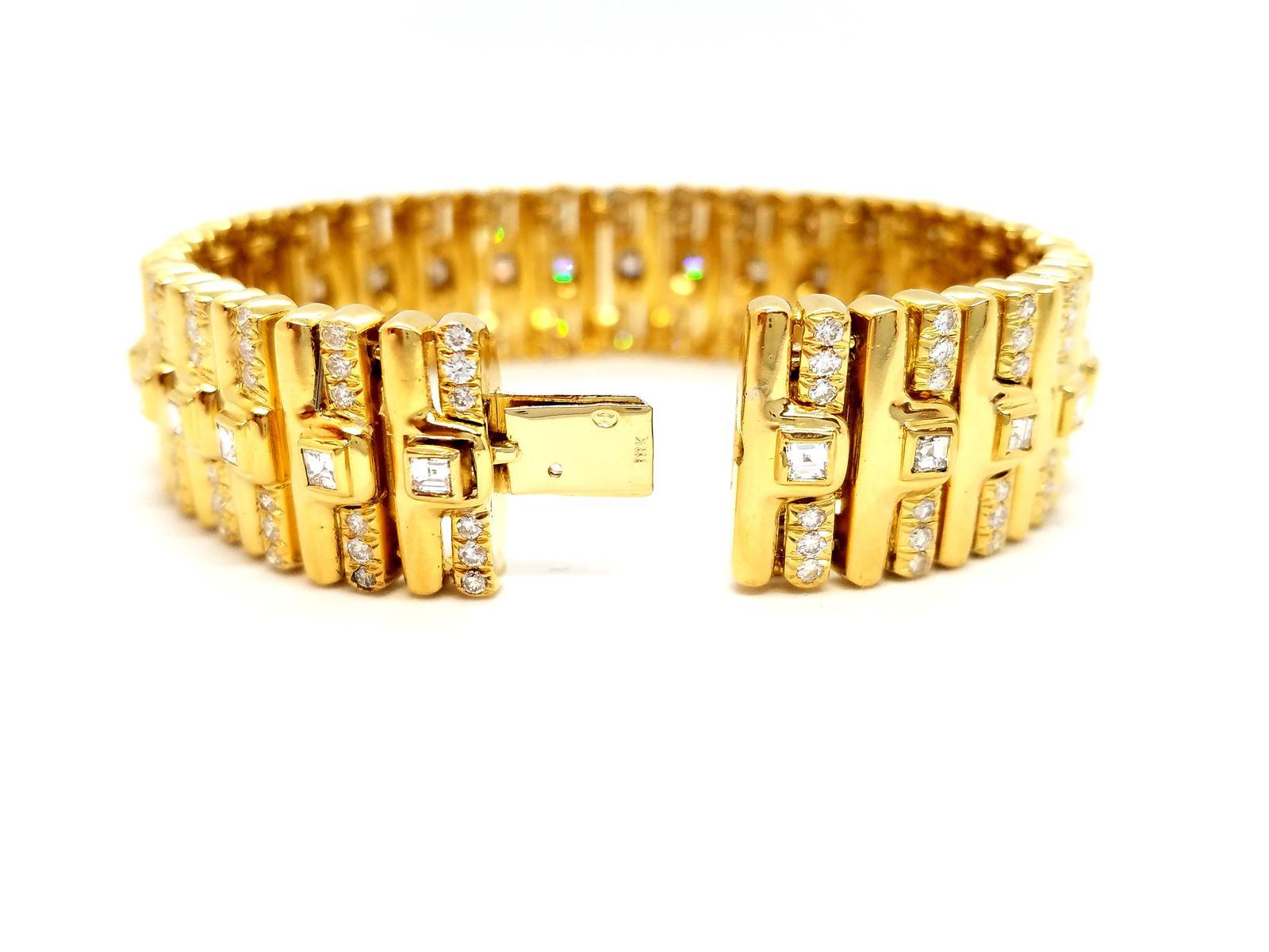 Bracelet Yellow GoldDiamond For Sale 7