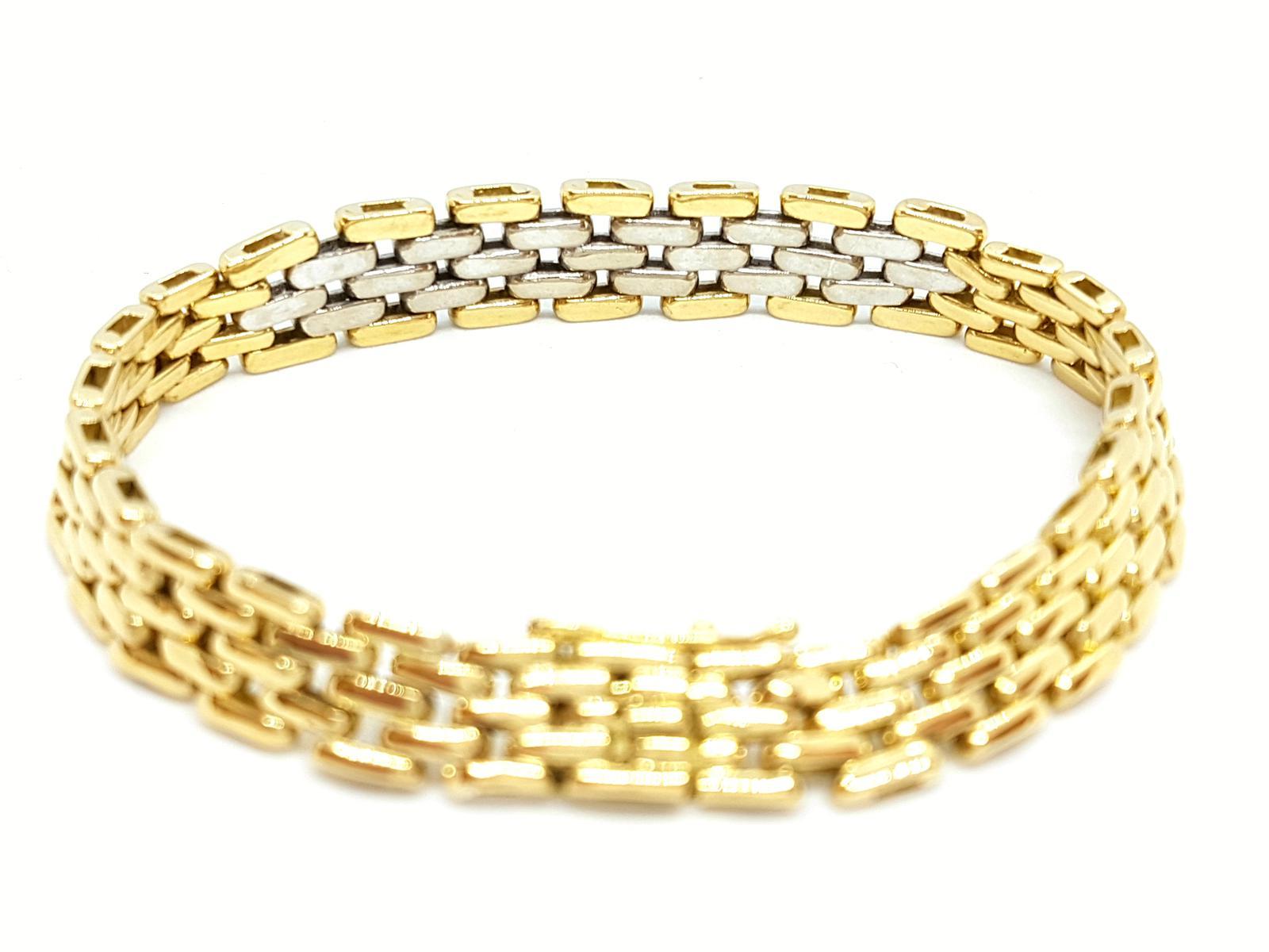 Bracelet en or jaune et diamants Pour femmes en vente