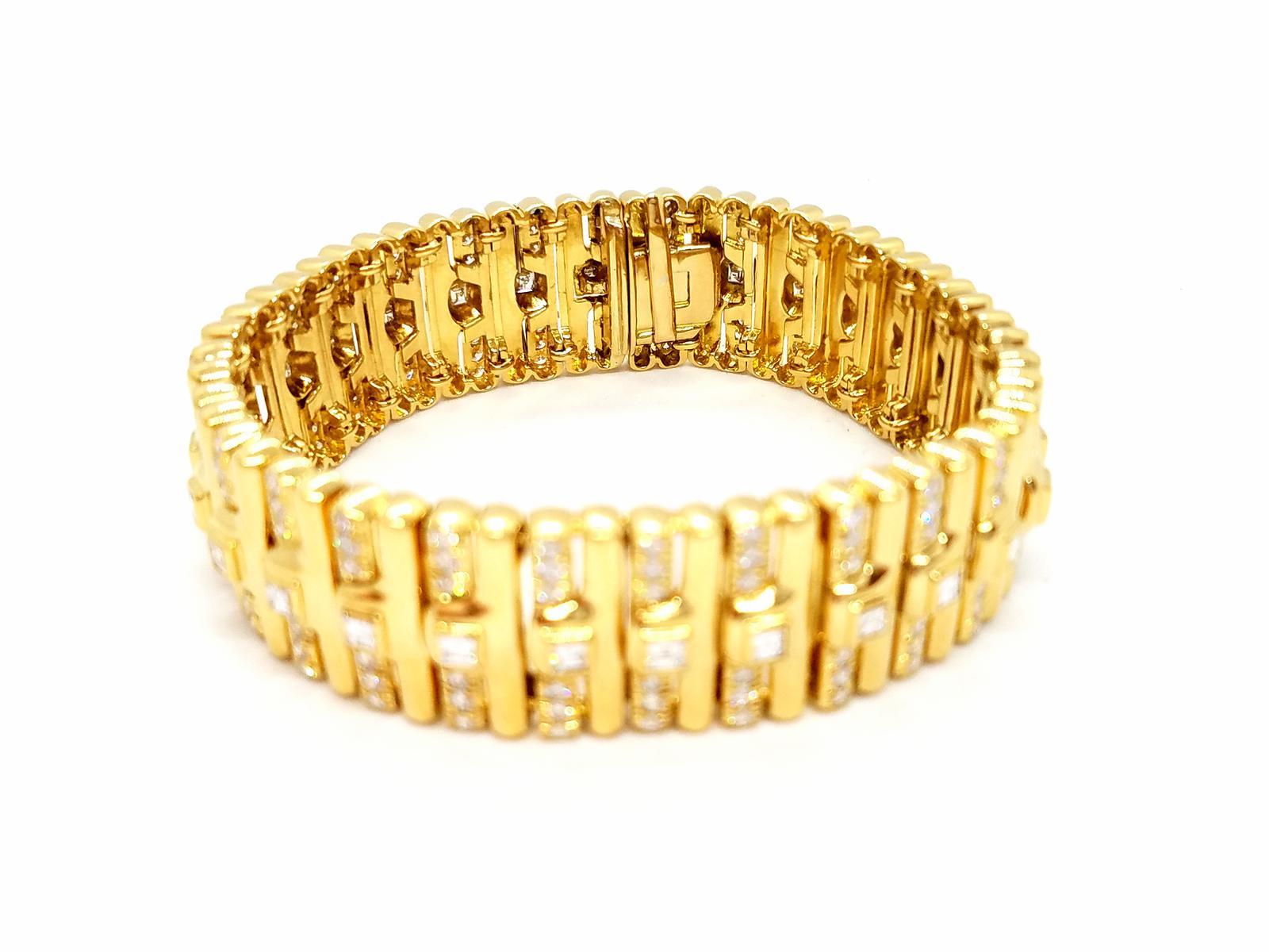 Bracelet Yellow GoldDiamond For Sale 1