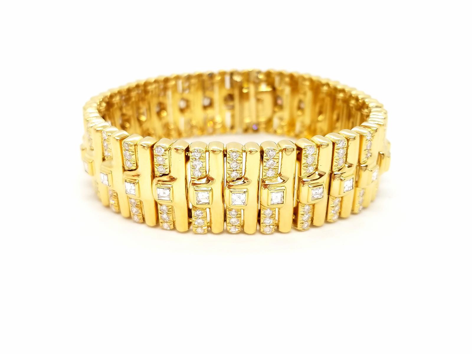 Bracelet Yellow GoldDiamond For Sale 4
