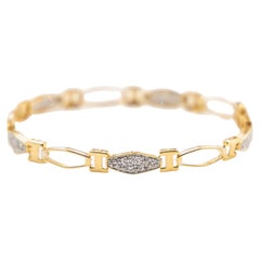 Armband aus Gelbgold mit Diamanten