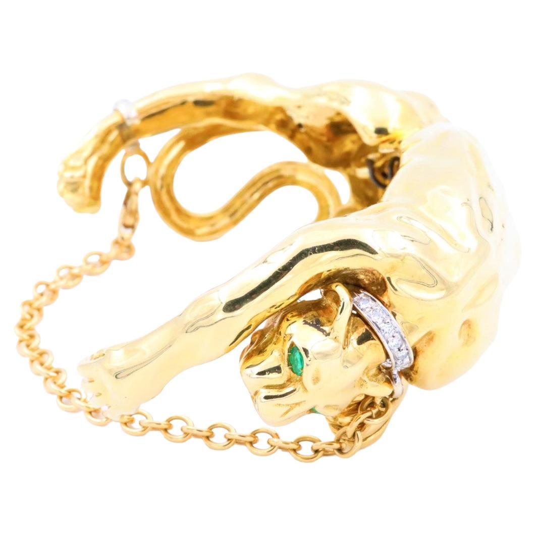 Bracelet Yellow Gold Emerald