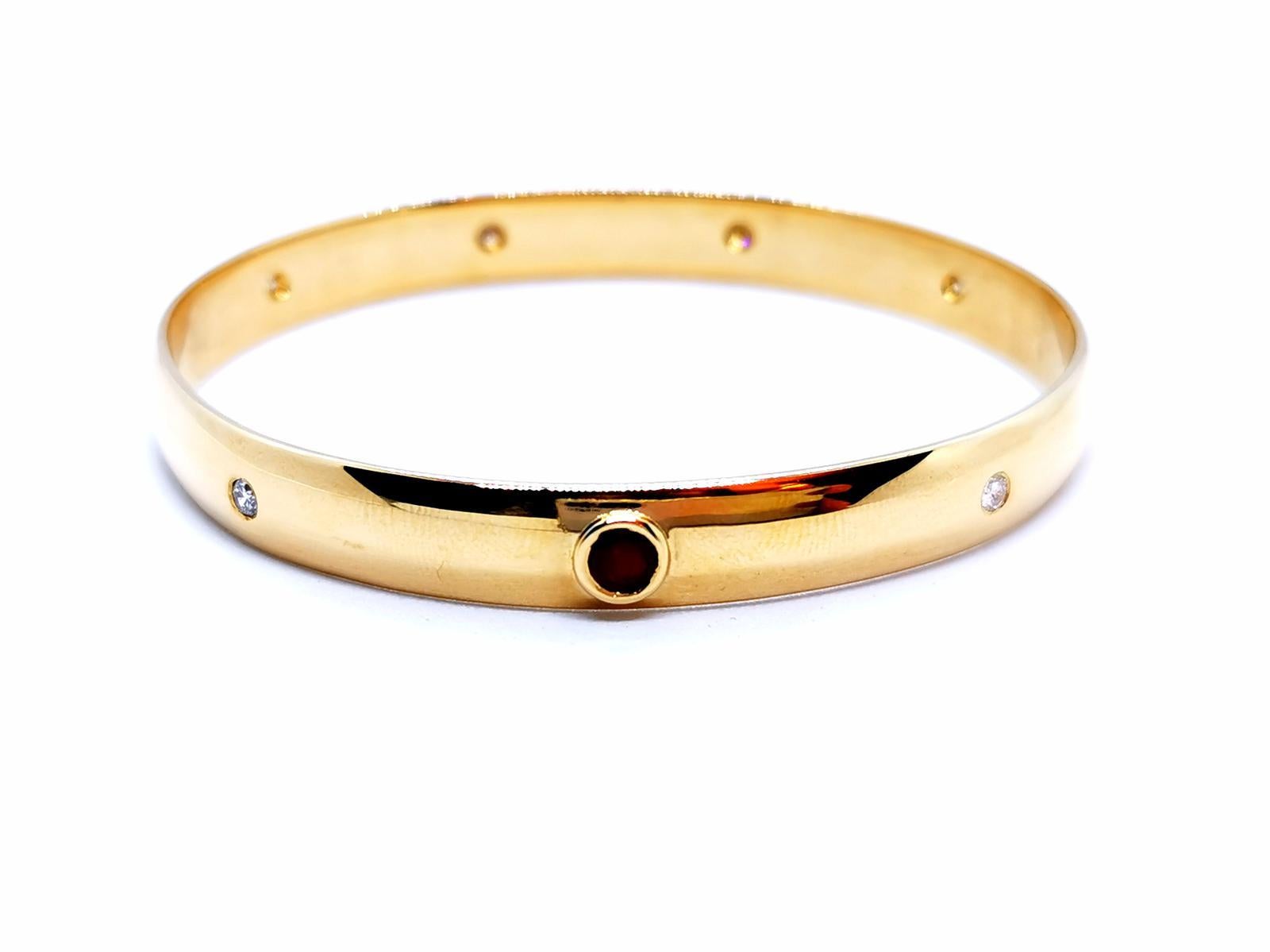Bracelet Yellow Gold Ruby For Sale 6