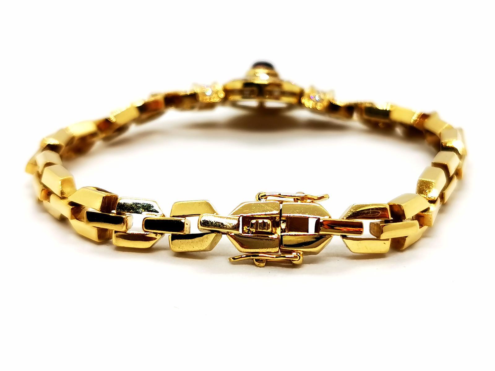 Bracelet Yellow Gold Ruby For Sale 8