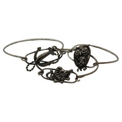 Pulseras Varios Temas, Plata de Ley, Regalo Único y Elegante Hecho a Mano, Italia