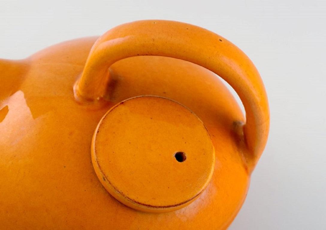 Scandinavian Modern Brack & Sønner, Denmark, Teapot in Glazed Stoneware, Mid-20th C.