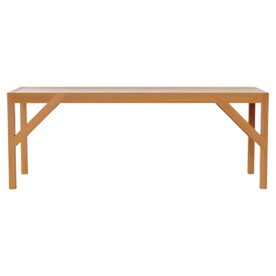 Bracket Bench Warm Brown Pine For Sale