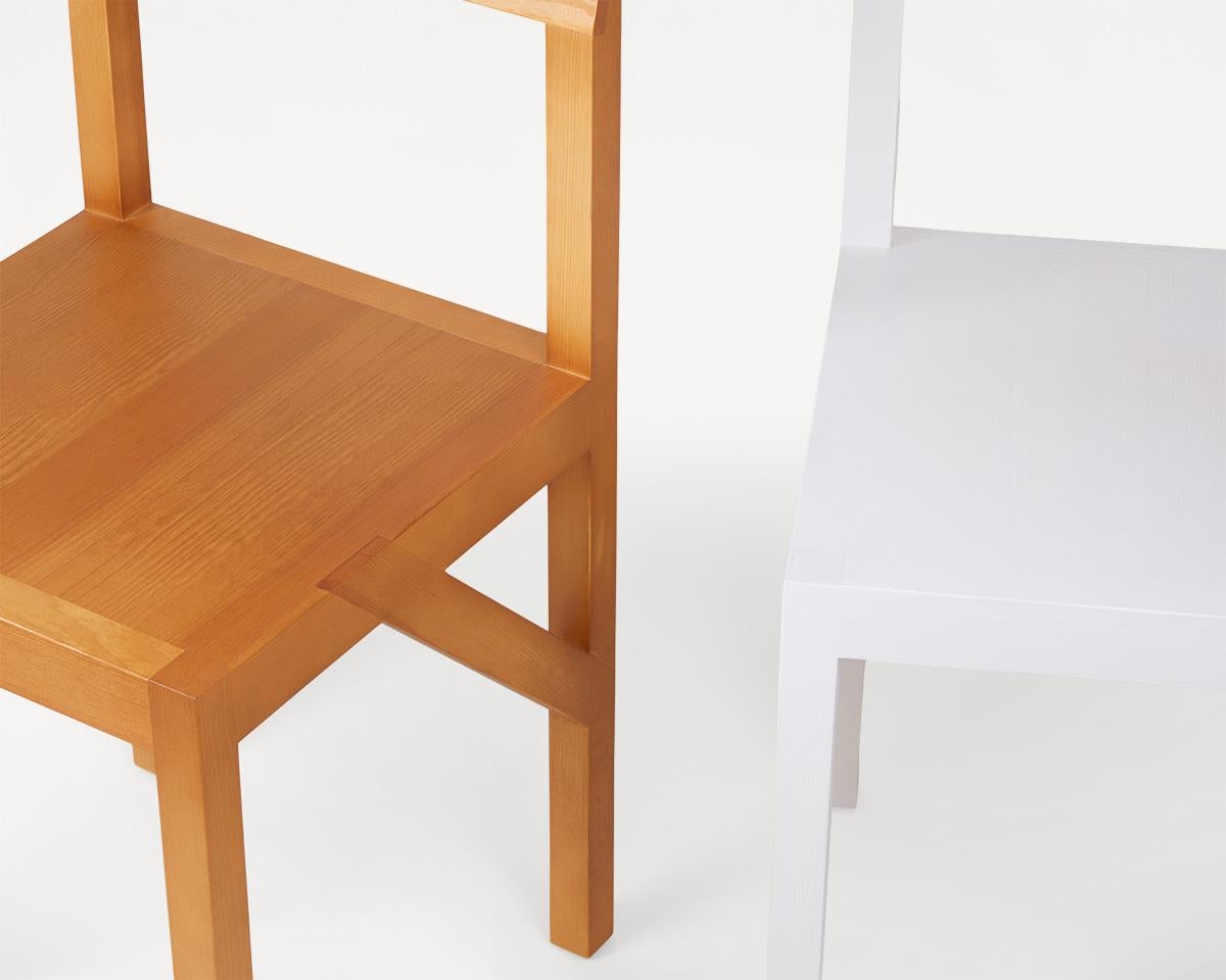 Bracket Chair Base White Pine For Sale 2