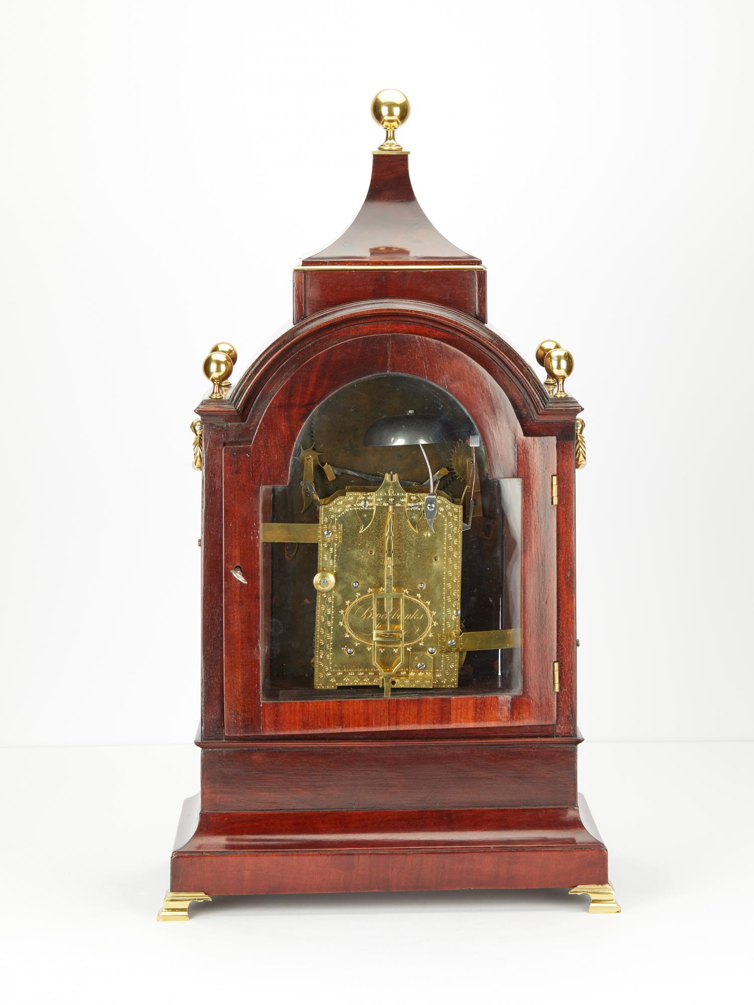 George III Bracket clock by Brockbanks London  For Sale