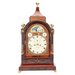 Bracket clock by Brockbanks London 