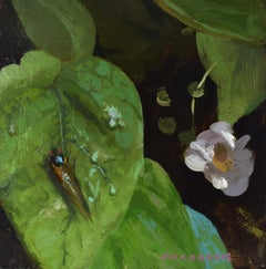 "Cicada, " Oil painting