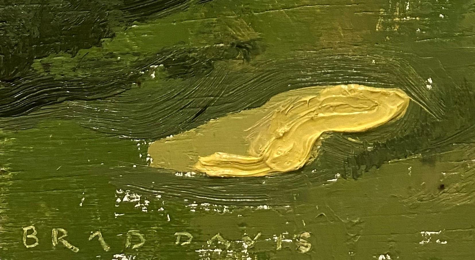 „Devou Park“ (2023) – Original Öl-Stillleben mit Landschaftslandschaft von Brad Davis im Angebot 1