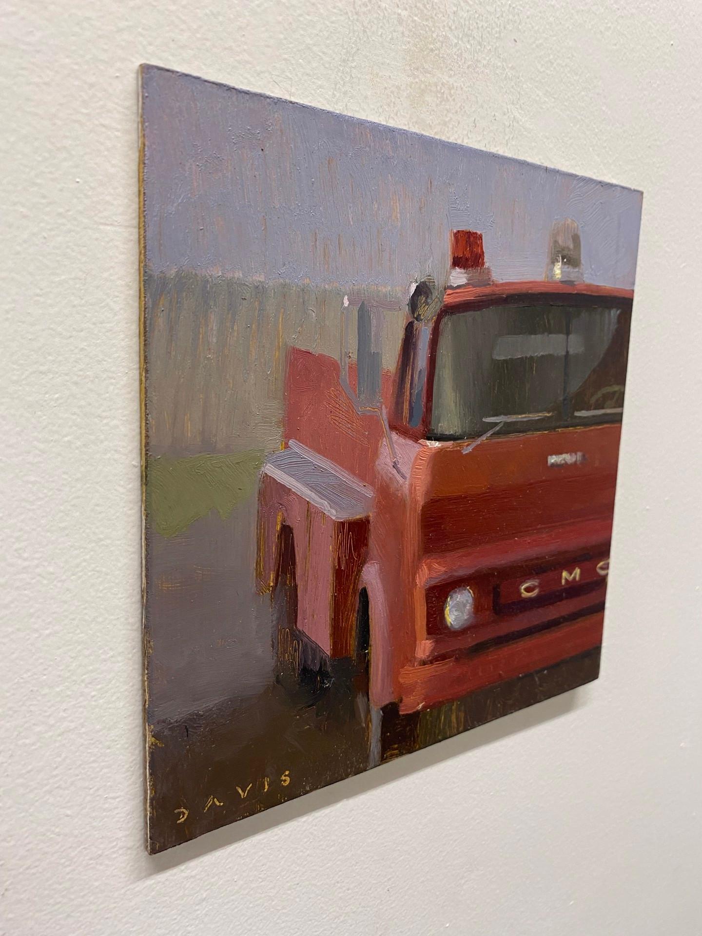 Fire Truck - Painting by Brad Davis